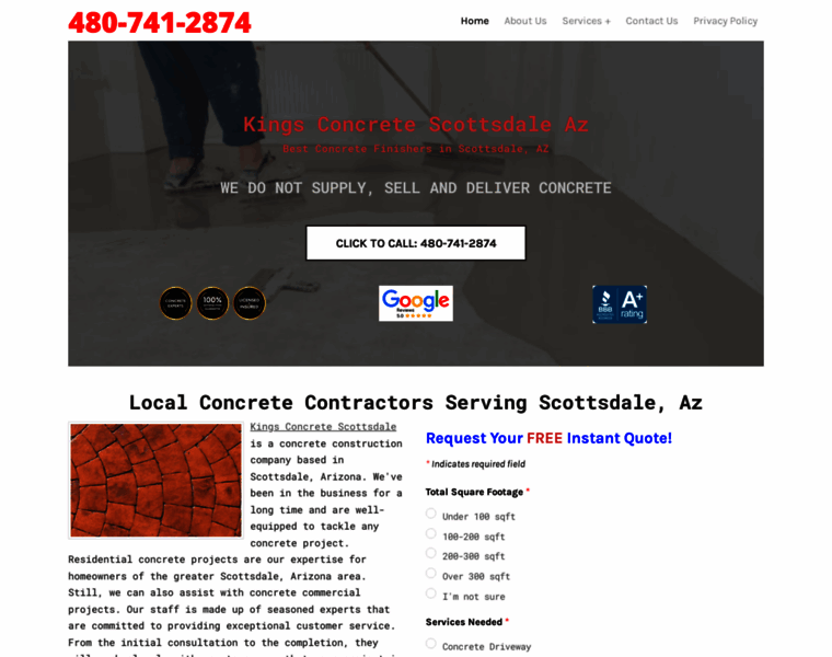 Concretecontractorsofscottsdale.com thumbnail