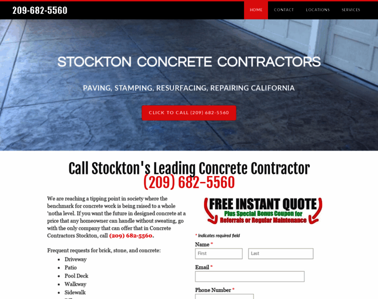 Concretedrivewayscontractor.com thumbnail