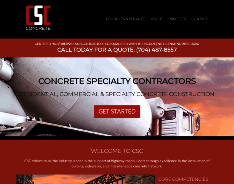 Concretespecialtycontractors.com thumbnail