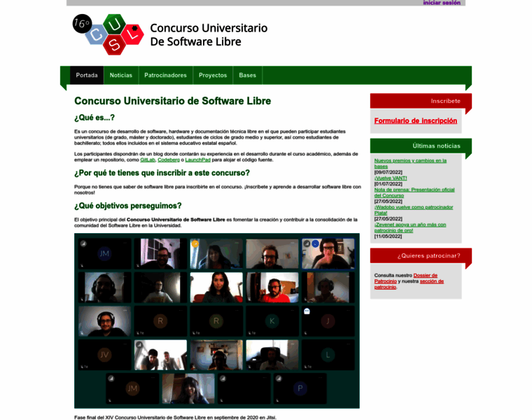 Concursosoftwarelibre.org thumbnail