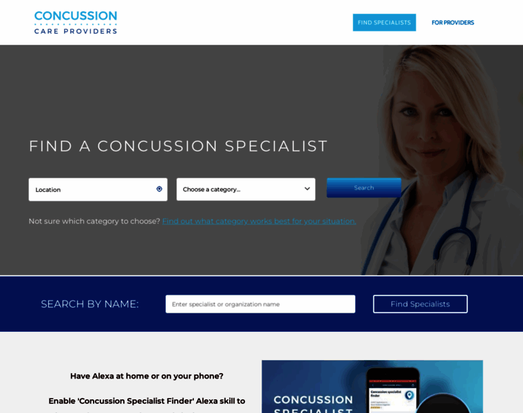 Concussioncareproviders.com thumbnail