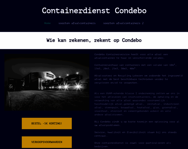 Condebocontainers.be thumbnail