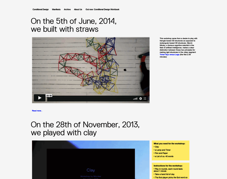 Conditionaldesign.org thumbnail