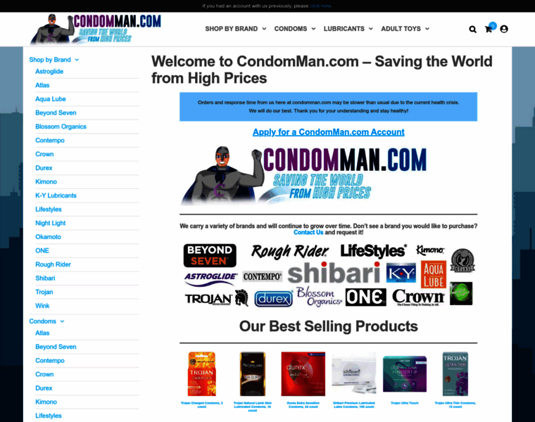 Condomman.com thumbnail