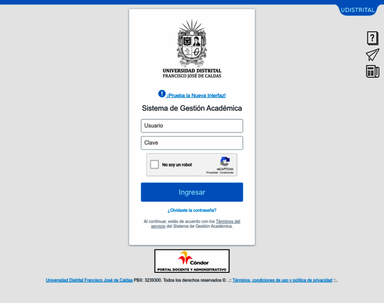 Condor.udistrital.edu.co thumbnail