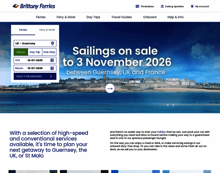 Condorferries.co.uk thumbnail Condorferries.co.uk thumbnail