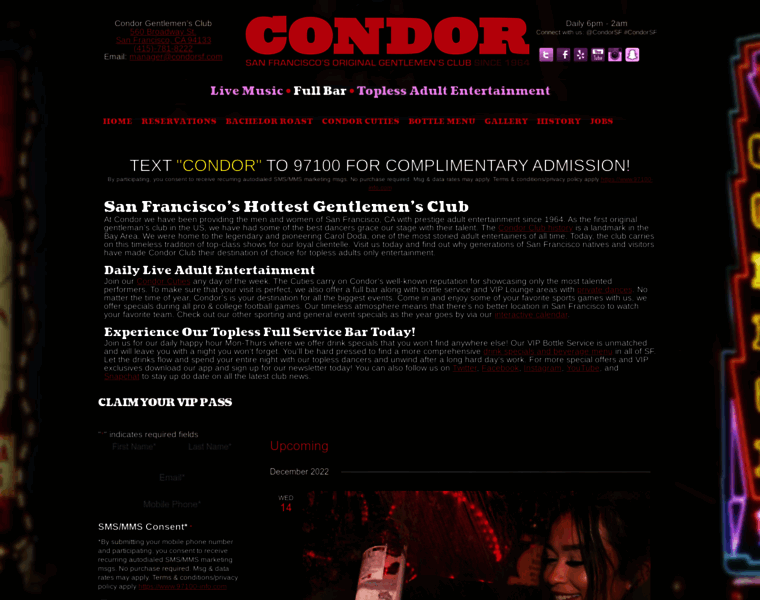 Condorsf.com thumbnail