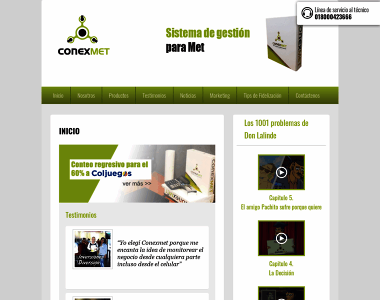 Conexmet.com thumbnail
