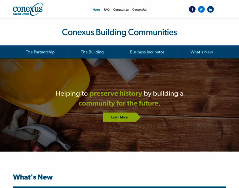 Conexusbuildingcommunities.ca thumbnail