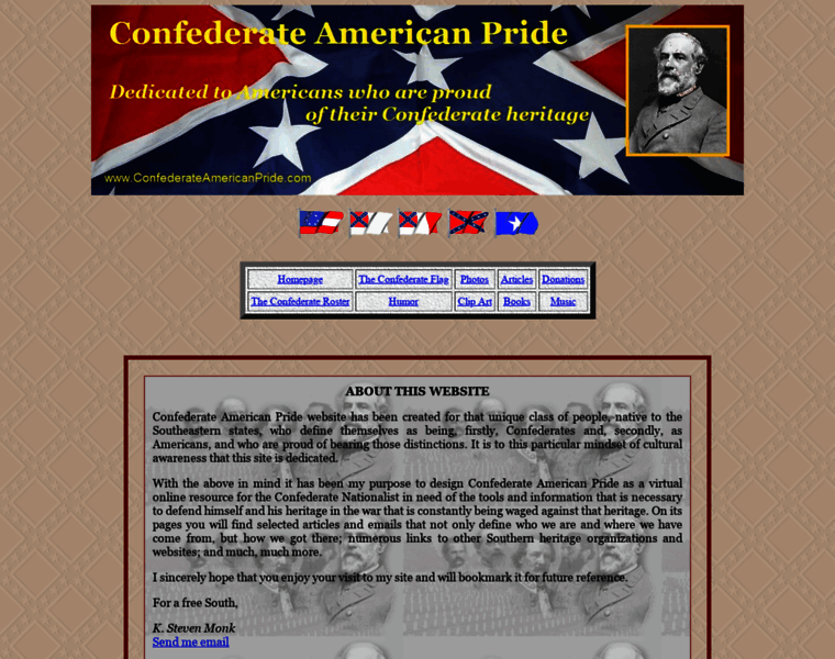 Confederateamericanpride.com thumbnail