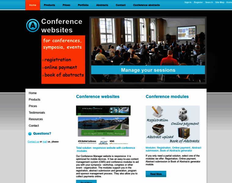Conference-websites-apps.com thumbnail