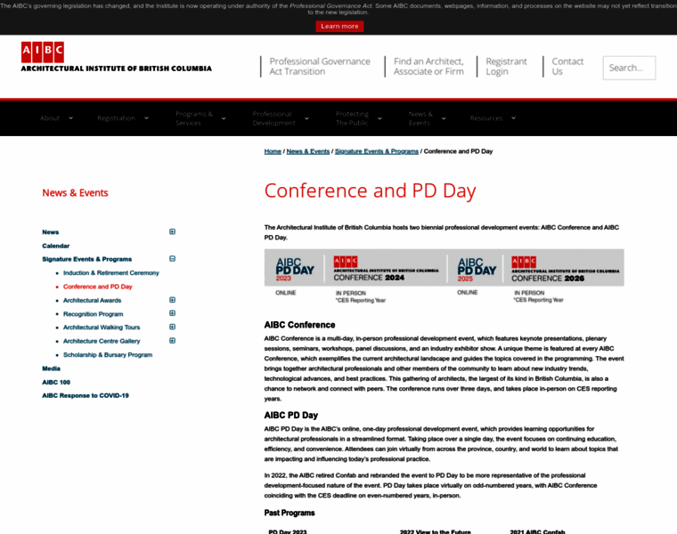 Conference.aibc.ca thumbnail