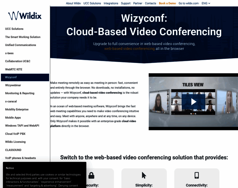 Conference.wildix.com thumbnail