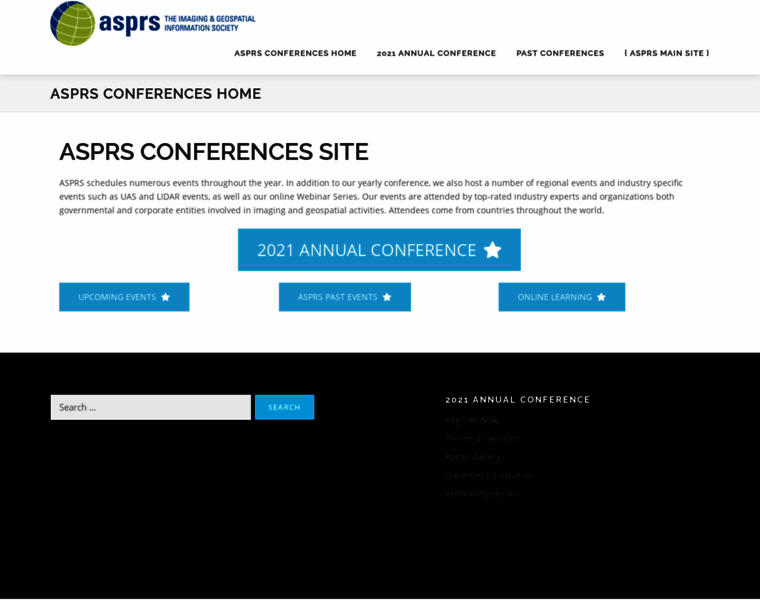 Conferences.asprs.org thumbnail