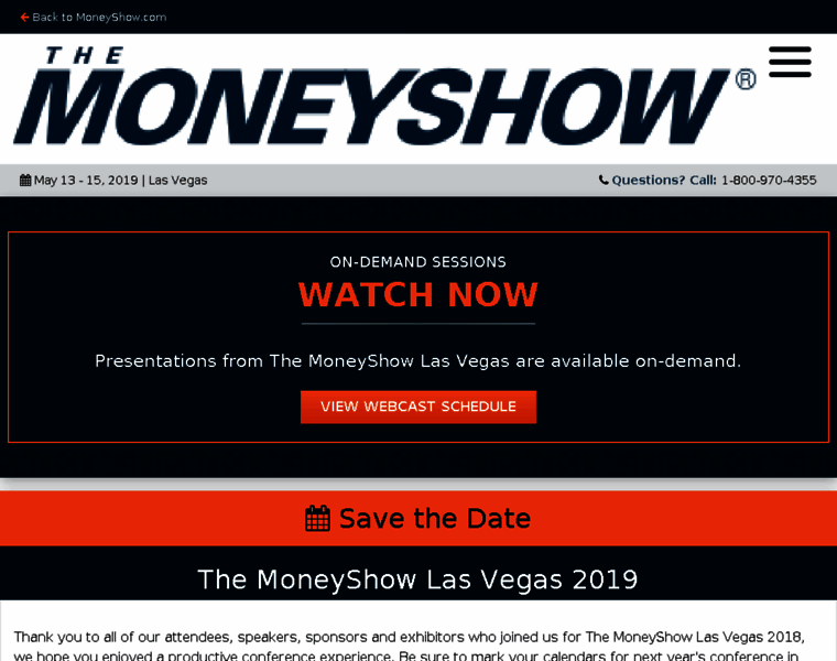 Conferences.moneyshow.com thumbnail