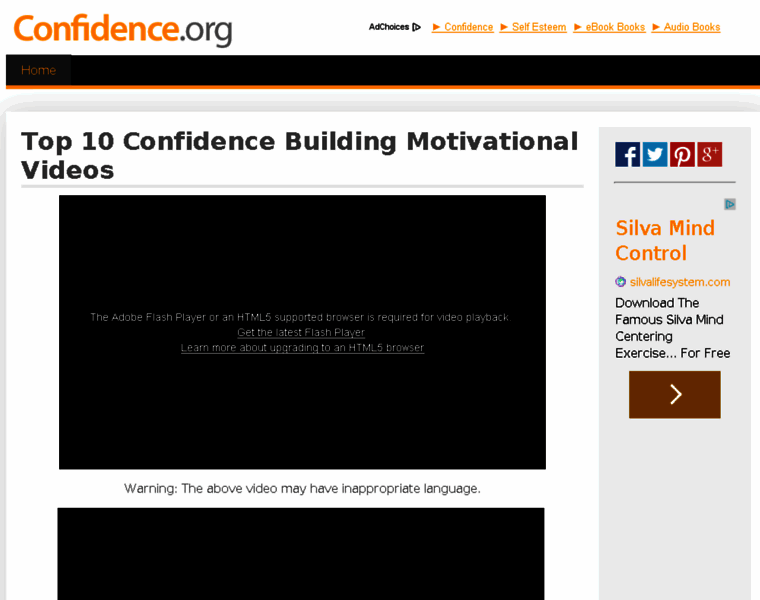 Confidence.org thumbnail
