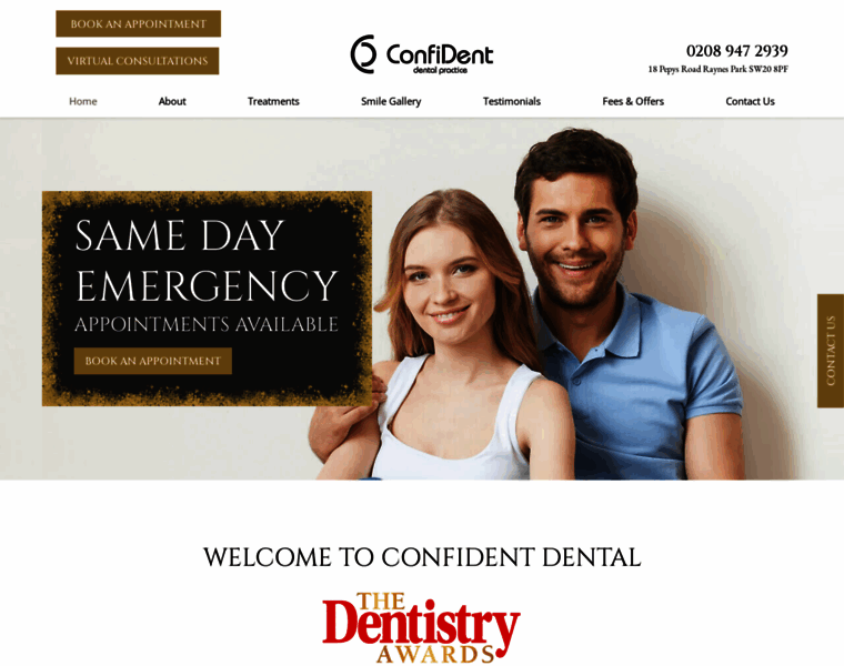 Confident-dental.com thumbnail