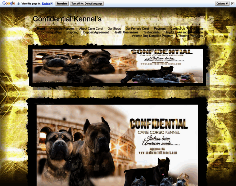 Confidentialkennels.com thumbnail