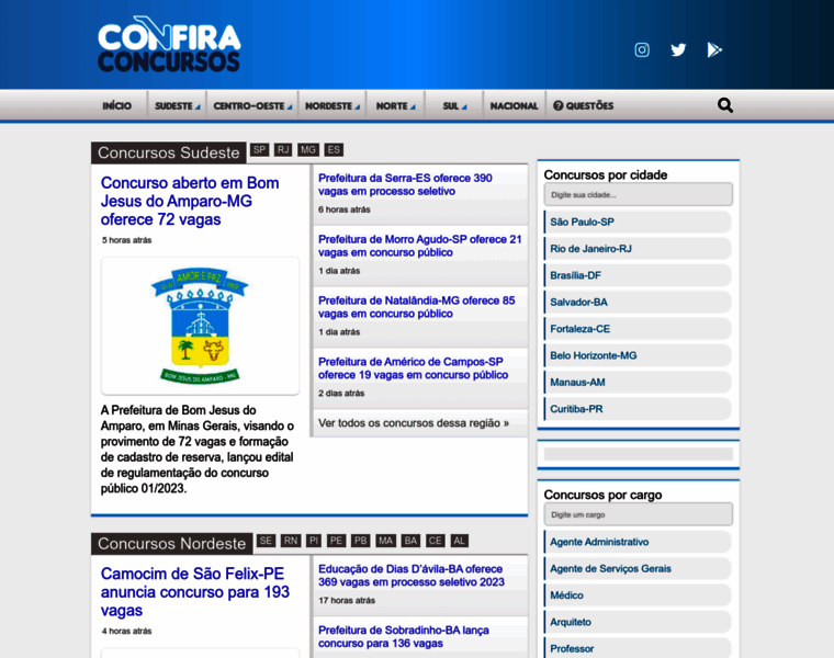 Confiraconcursos.com thumbnail