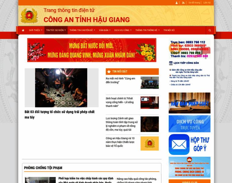 Conganhaugiang.gov.vn thumbnail