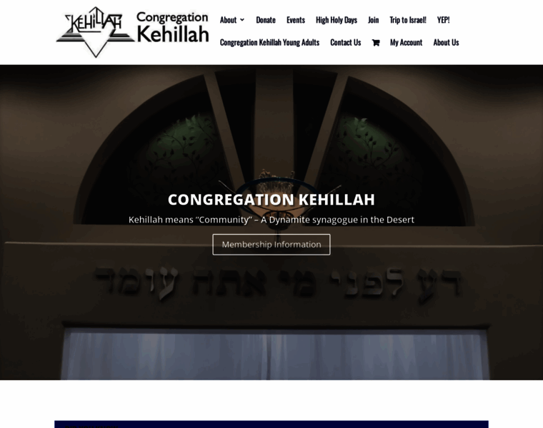 Congregationkehillah.org thumbnail
