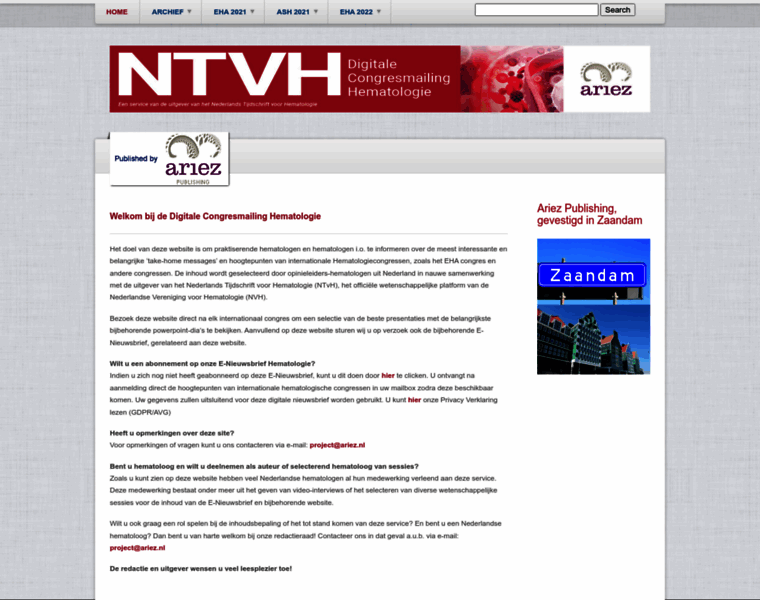 Congresmailinghematologie.nl thumbnail