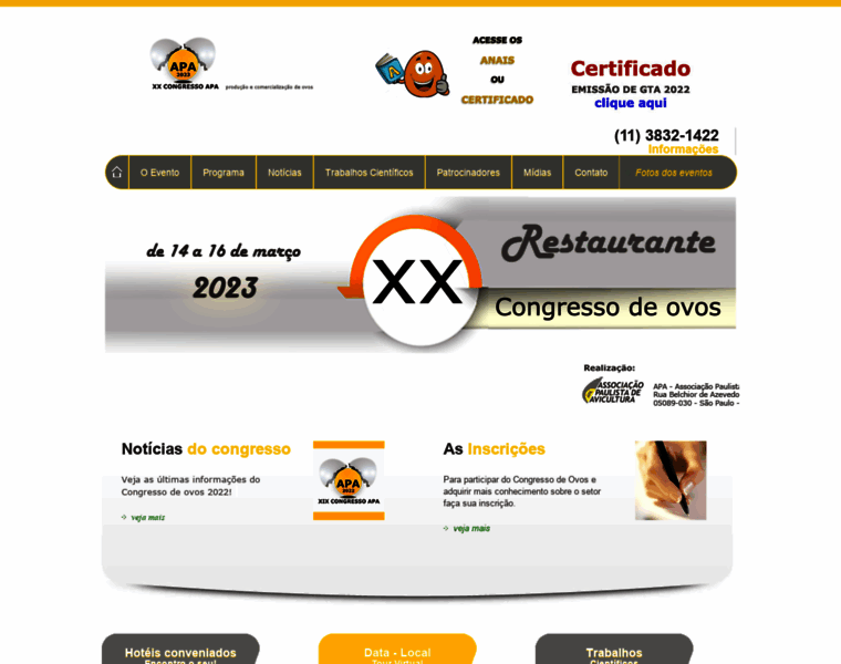 Congressodeovos.com.br thumbnail