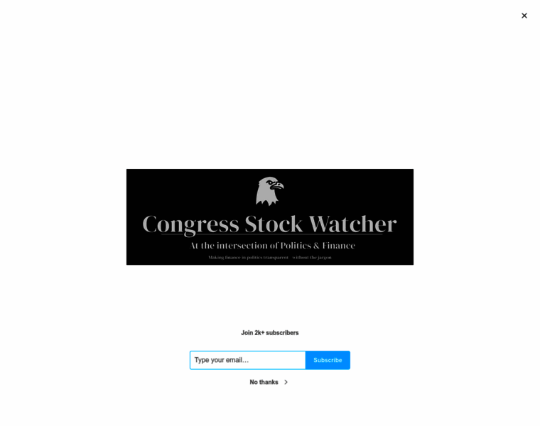 Congressstockwatcher.com thumbnail