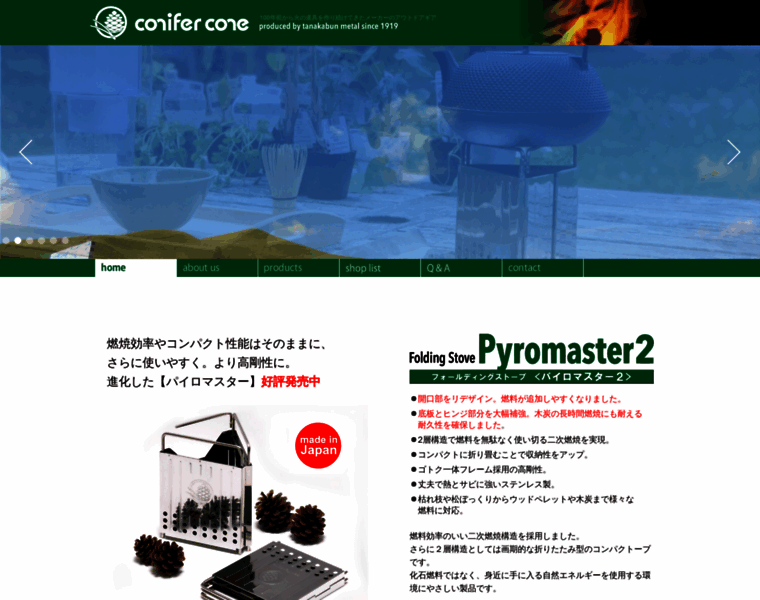 Conifer-cone.com thumbnail