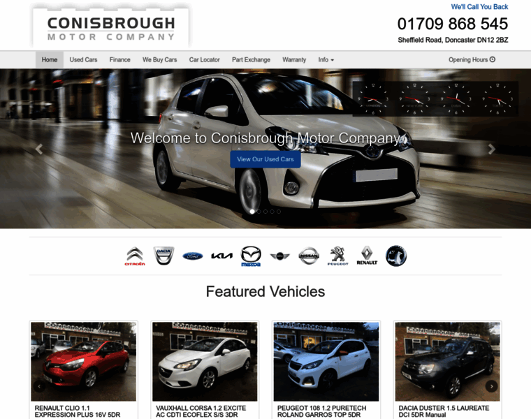 Conisbroughmotorcompany.co.uk thumbnail