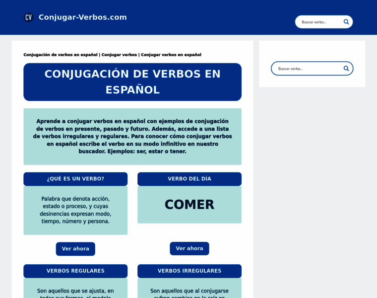 Conjugar-verbos.com thumbnail