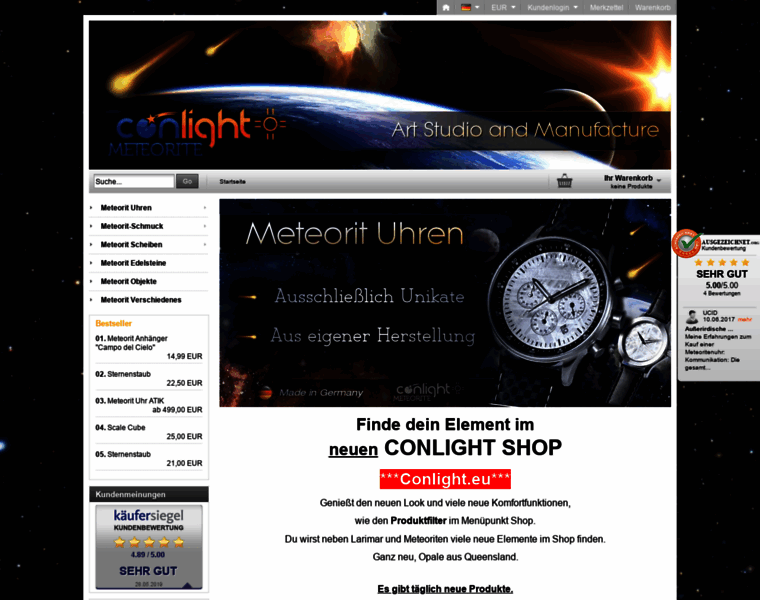 Conlight-meteorite.com thumbnail