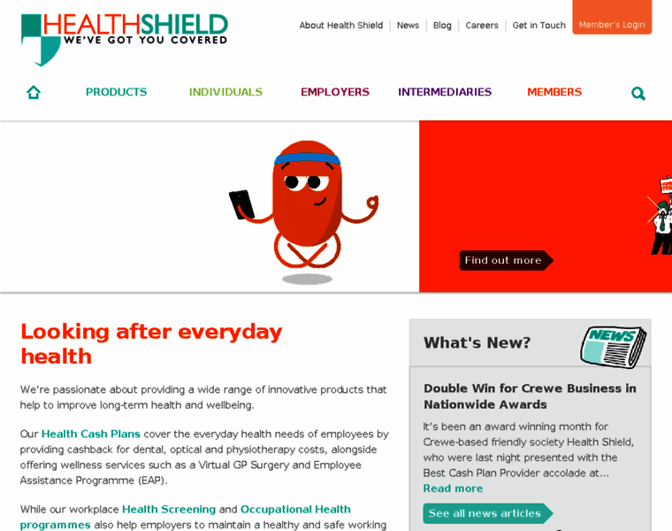 Connect.healthshield.co.uk thumbnail