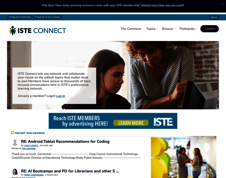Connect.iste.org thumbnail