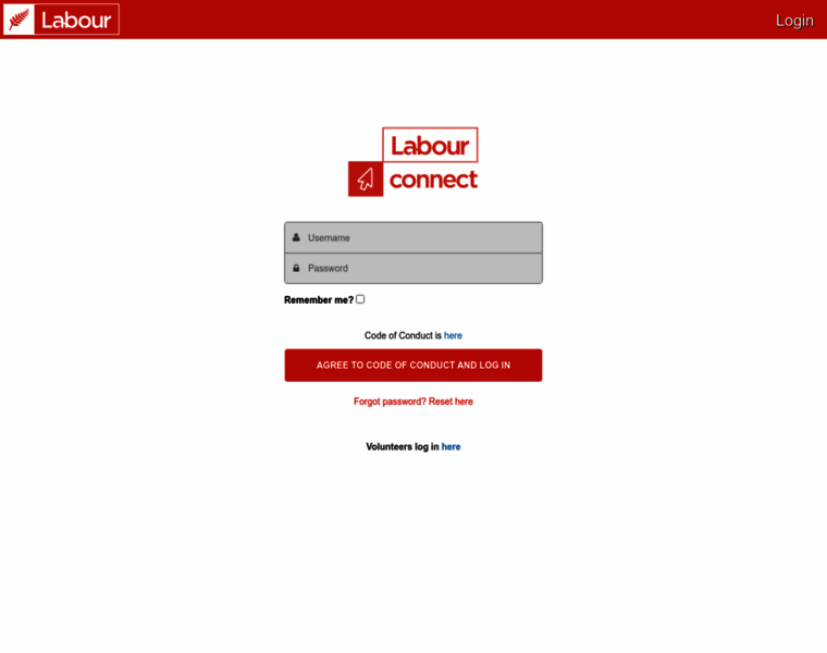 Connect.labour.org.nz thumbnail