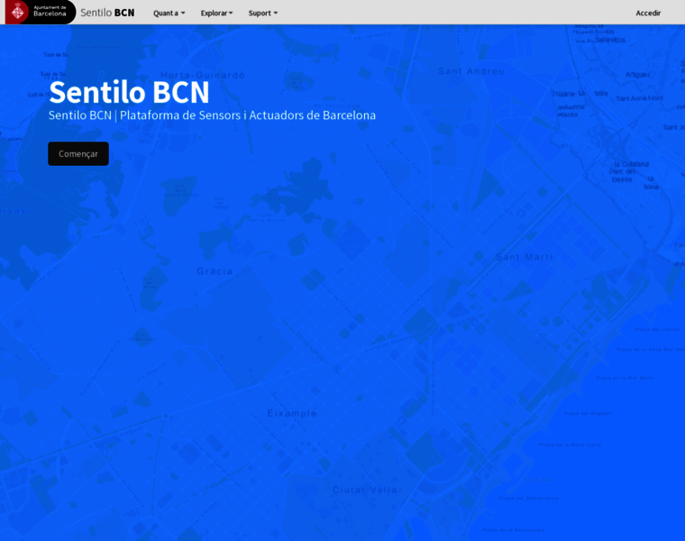 connecta.bcn.cat at WI. Sentilo BCN | Plataforma de Sensors i Actuadors ...