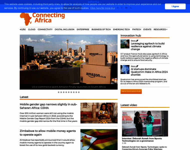 Connectingafrica.com thumbnail