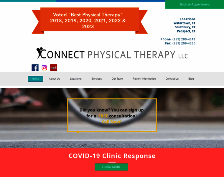 Connectphysicaltherapyllc.com thumbnail
