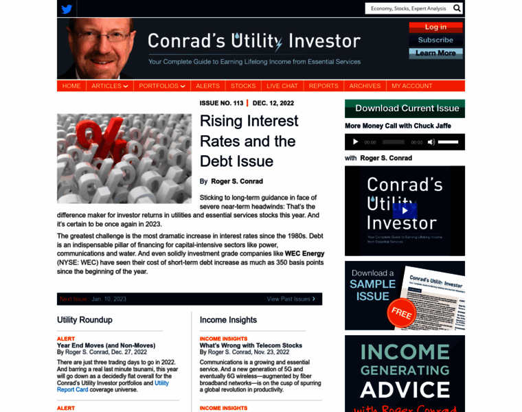 Conradsutilityinvestor.com thumbnail
