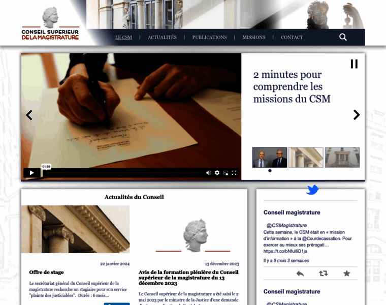 Conseil-superieur-magistrature.fr thumbnail