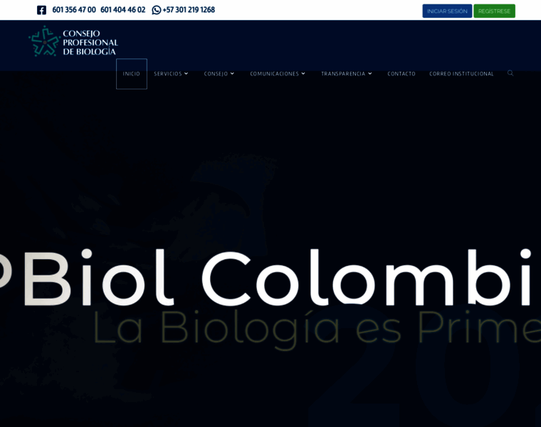 Consejoprofesionaldebiologia.gov.co thumbnail