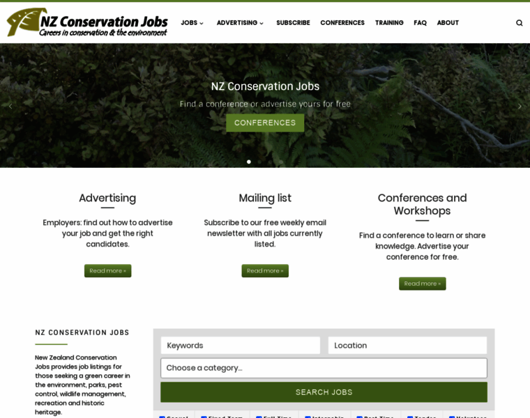 Conservationjobs.co.nz thumbnail