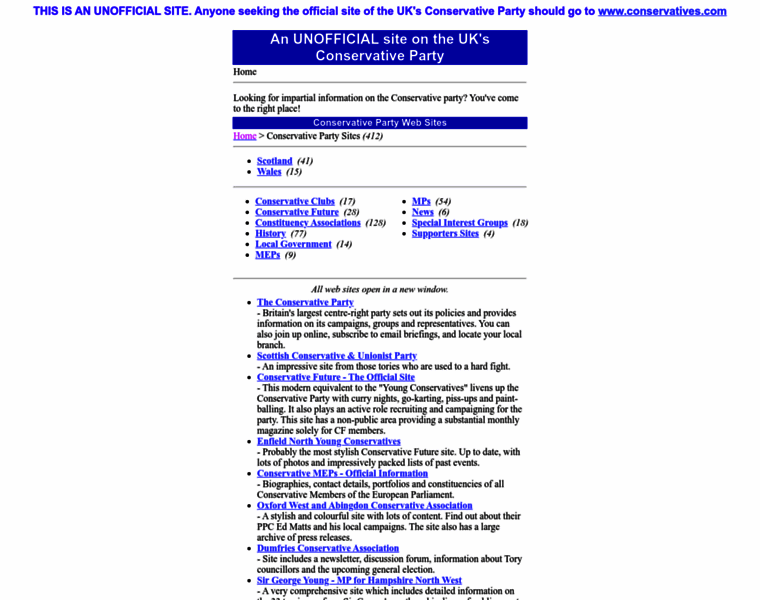 Conservative-party.net thumbnail