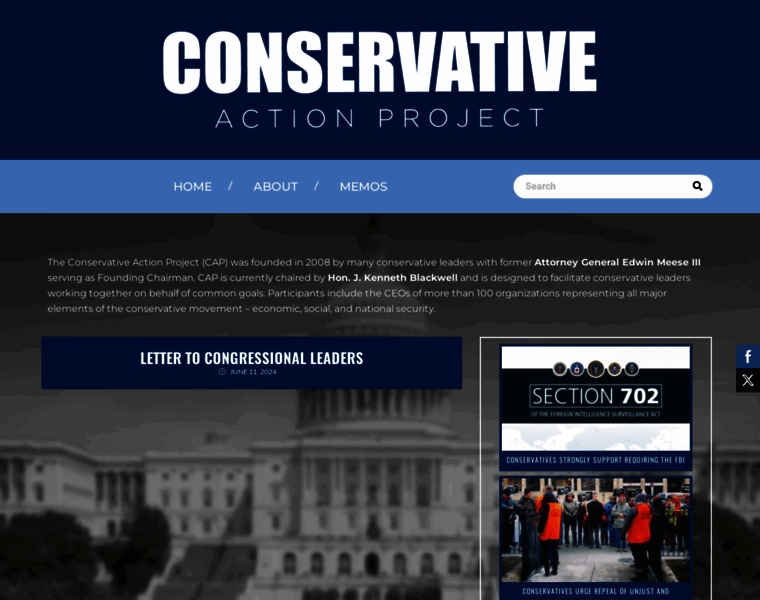 Conservativeactionproject.com thumbnail