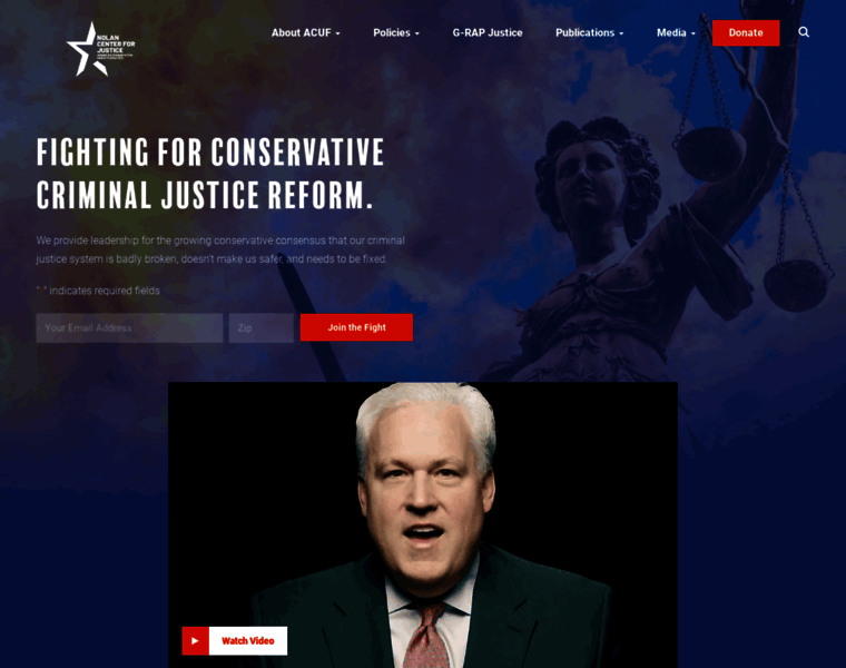 Conservativejusticereform.org thumbnail