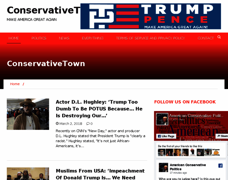 Conservativetown.com thumbnail