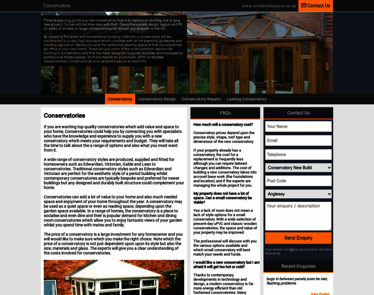Conservatorypros.co.uk thumbnail