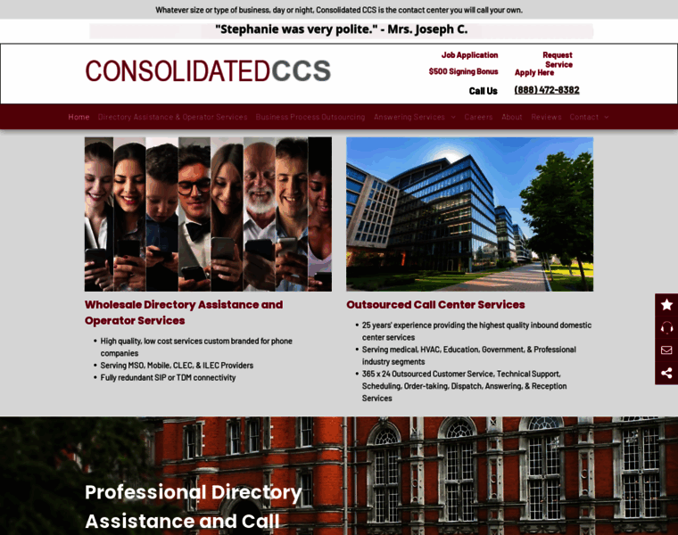 Consolidatedccs.com thumbnail