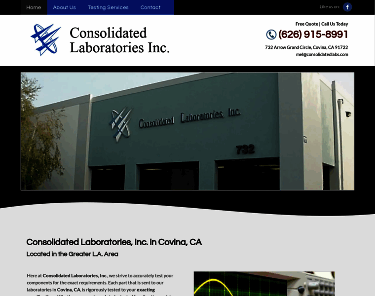Consolidatedlabs.com thumbnail