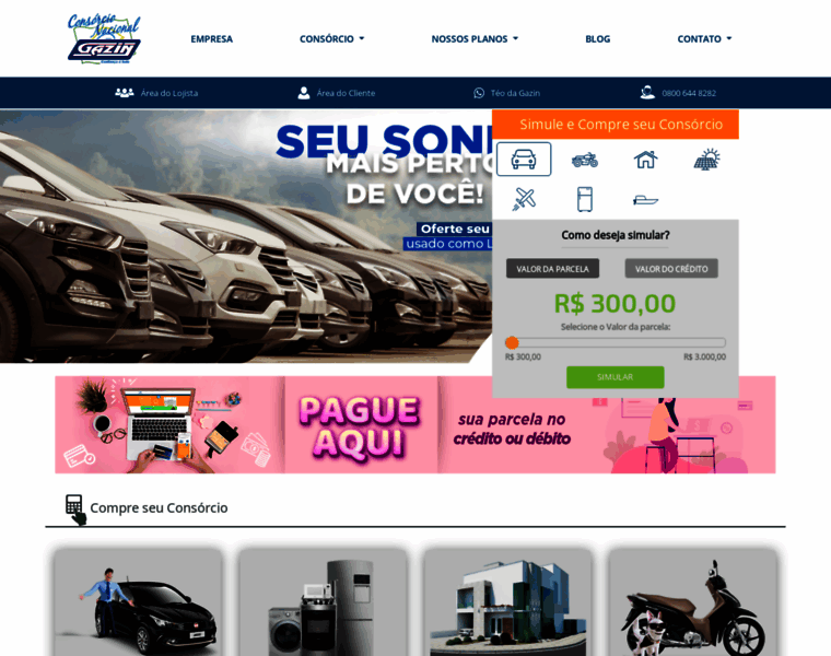 Consorciogazin.com.br thumbnail